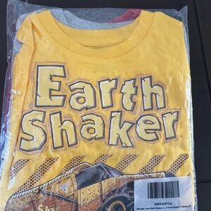 Earth Shaker Kids Yellow T-Shirt